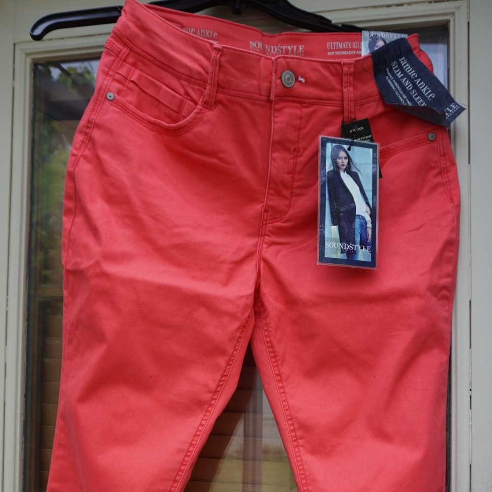 NEW with TAGS:SOUND STYLE-Garment Dye Skinny Jeans